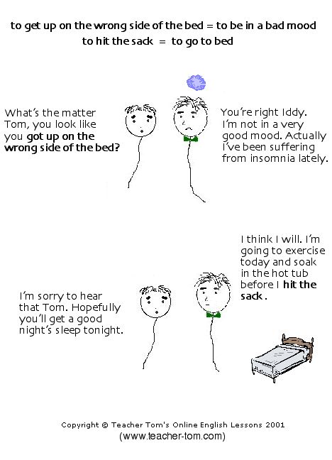 Wrong side of bed